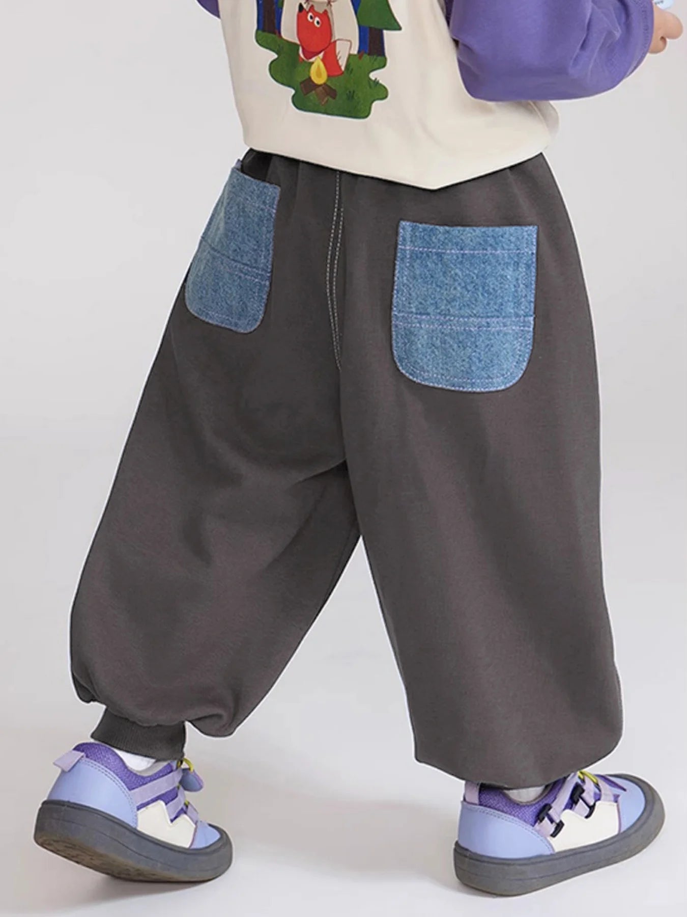 Kids Elastic Waist Jogger Pants - Kidnor