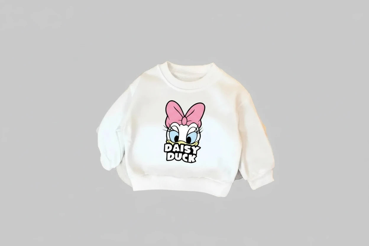Daisy Duck Cartoon Sweatshirt - Kidnor