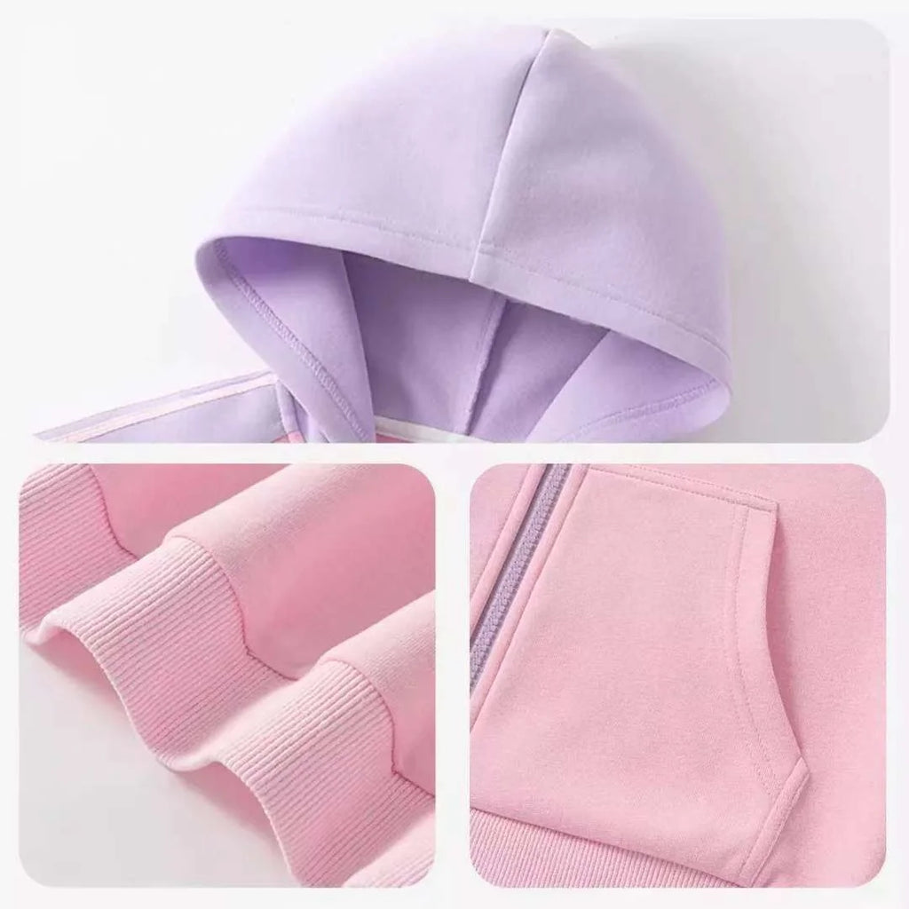 Hello Kitty Comfortable  hooded Sportswear Set Spring - Kidnor