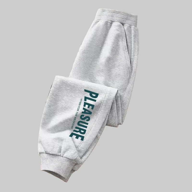 California-Cotton Sweatpants with Elastic Band Children - Kidnor