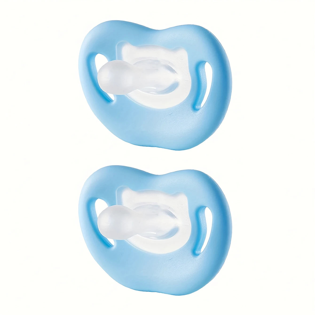Soft Touch Silicone Baby Pacifier with Thumb Nipple, Newborn Soother, Baby Shower Gift