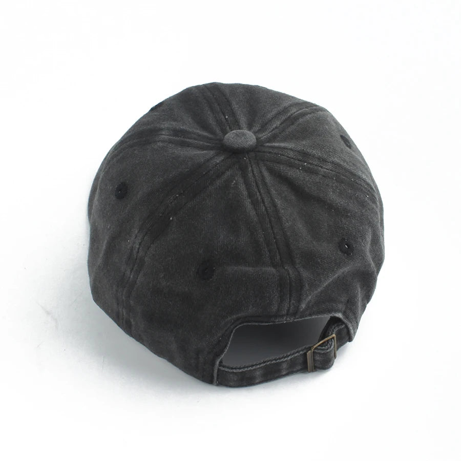 Washed Denim Baseball Cap Kids Boys Girls - Kidnor