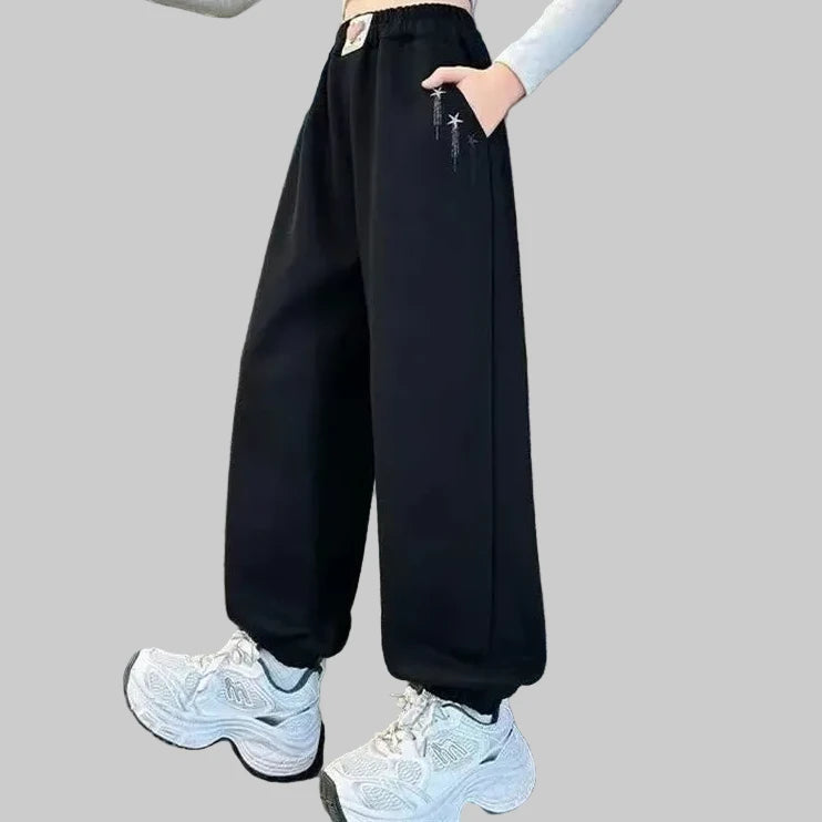 Casual Sportswear Pants with Elastic Ankles - Kidnor