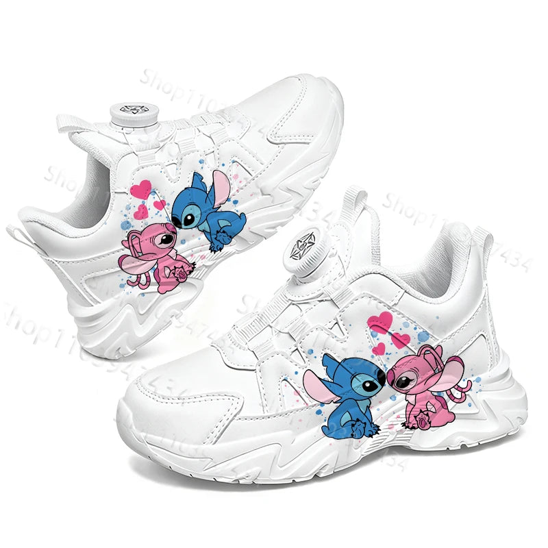 Kids Stitch Cartoon Print Sneakers - Kidnor