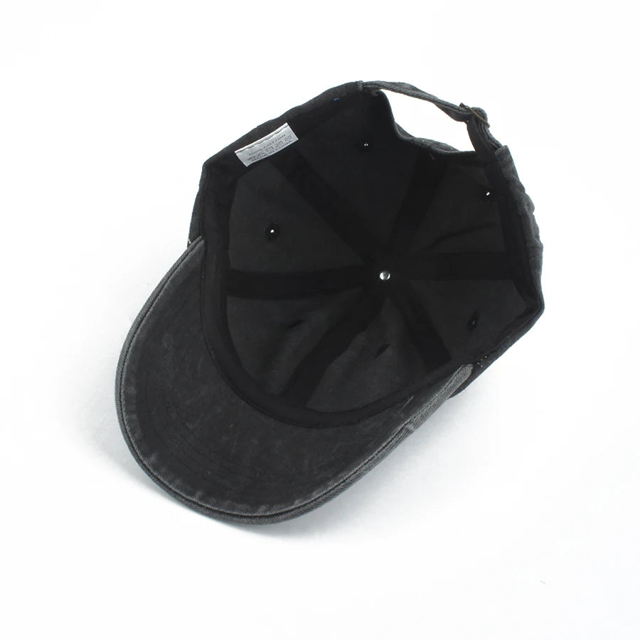 Washed Denim Baseball Cap Kids Boys Girls - Kidnor