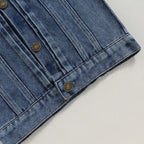 Denim Vest Jacket - Kidnor