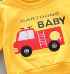 Kids' Cartoon Long Sleeve T-Shirt - Unisex Autumn Casual Top