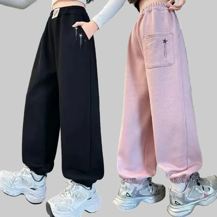 Casual Sportswear Pants with Elastic Ankles - Kidnor