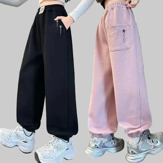 Casual Sportswear Pants with Elastic Ankles - Kidnor