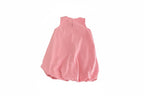 Girls' Rabbit Embellished Princess Dress - Sleeveless Summer A-Line Dress