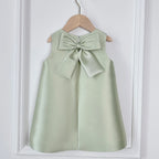 Sweet Elegant Beaded Bow Dress - Kidnor