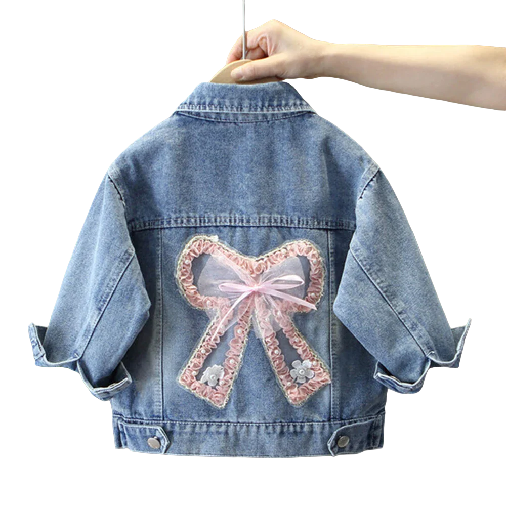 Girls Denim Jackets With Pockets - Kidnor