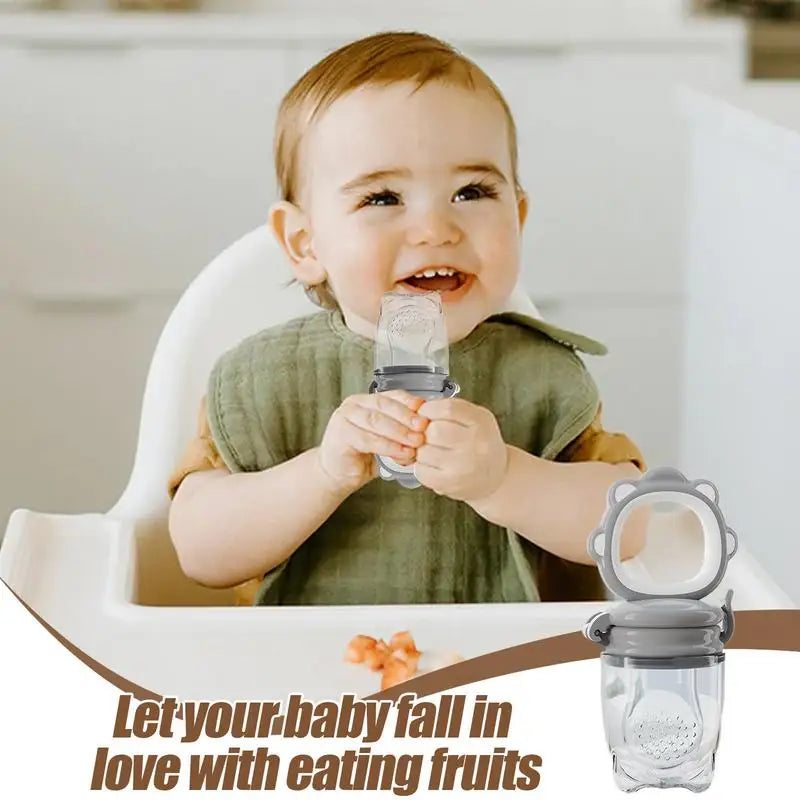 Baby Juice Extractor Pacifier cup Molars Baby feeding bottle Food Feeding Spoon Silicone Gum Fruit Vegetable Bite Eat Auxiliary