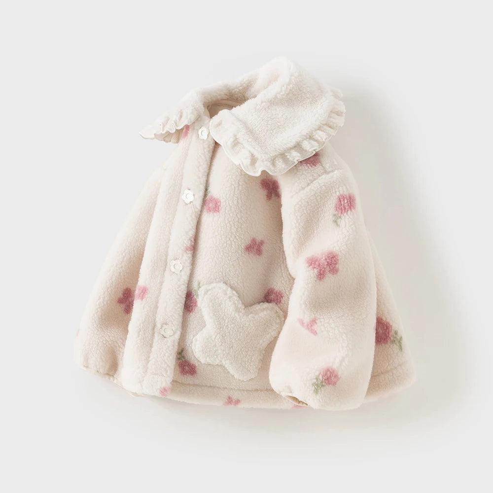 Dave Bella Girls Floral Coat - Kidnor
