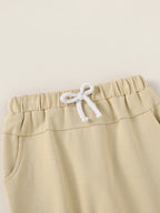 Color Block Sweatshirt and Pants Set - Kidnor