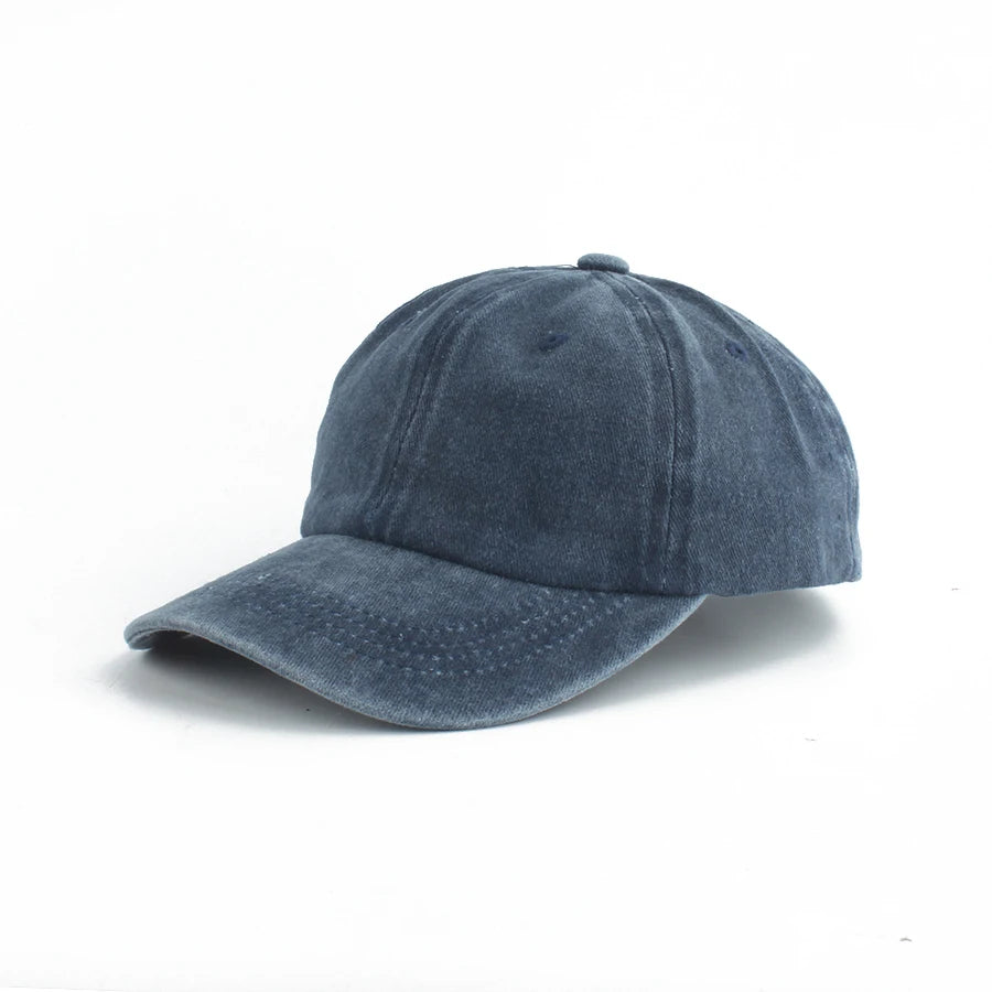 Washed Denim Baseball Cap Kids Boys Girls - Kidnor