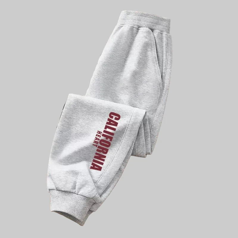 California-Cotton Sweatpants with Elastic Band Children - Kidnor