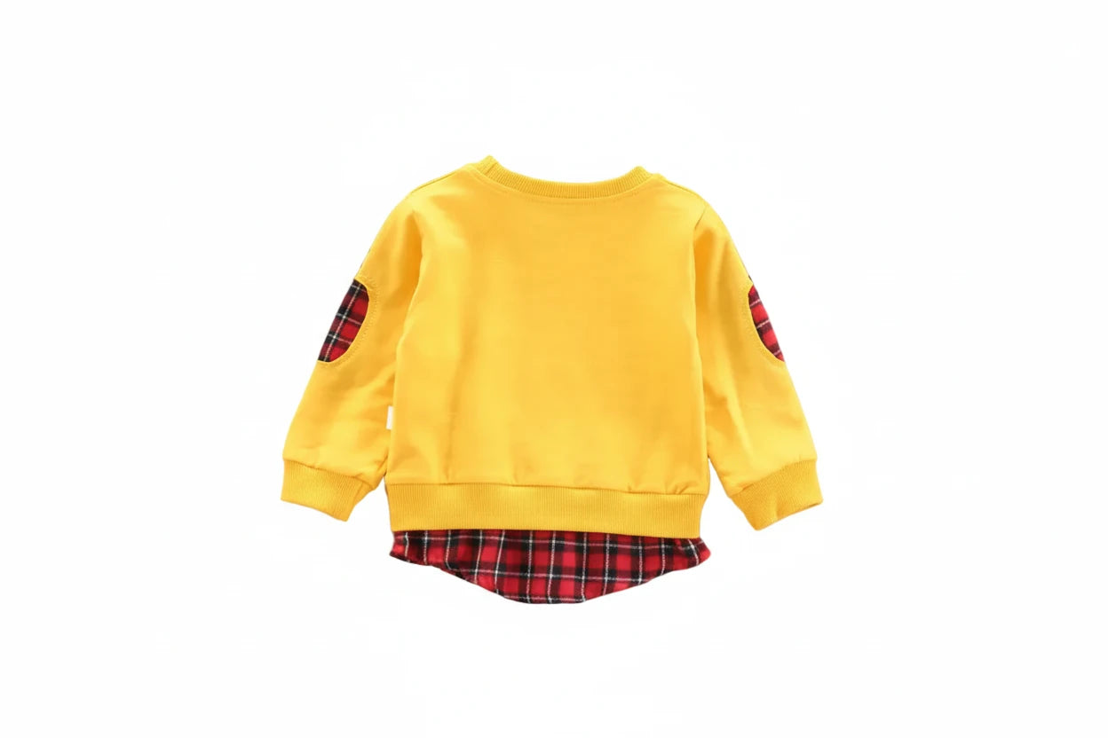 Kids' Cartoon Long Sleeve T-Shirt - Unisex Autumn Casual Top