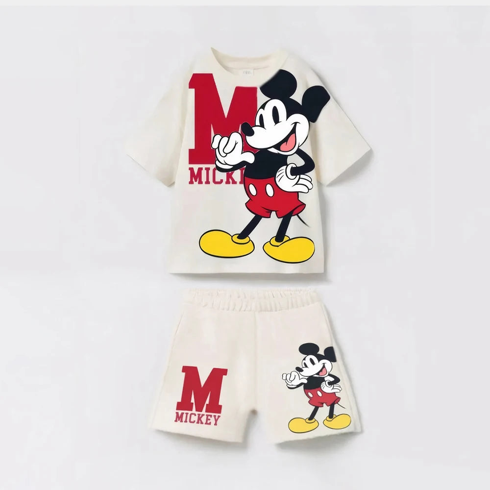 Kids Cotton T-Shirt and Shorts Set - Kidnor
