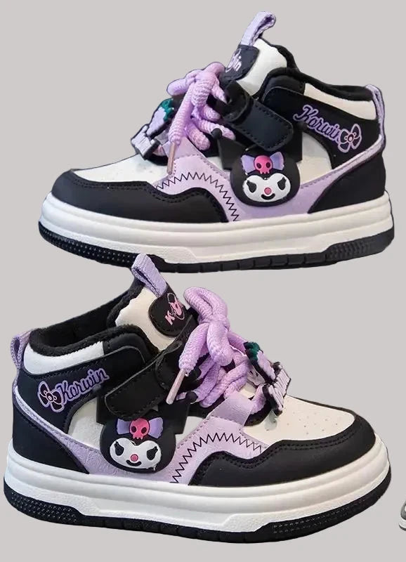 Kuromi High-Top Lined Casual Shoes - Kidnor