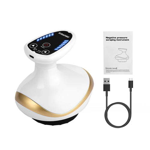 Electric EMS Body Massager Cupping Massage with LCD Display Guasha