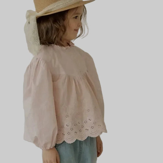 Lace Doll Long Sleeve Shirt - Kidnor