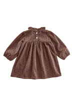 Baby Girls' Floral Corduroy Dress - Spring Print Dress Ages 0-1