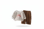 Puppy Print Sweatshirt & Pants Set - Kidnor