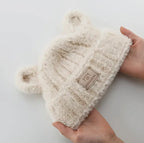 Winter Baby Hat with Bear Ears – Plush, Cozy & Lightweight - Kidnor