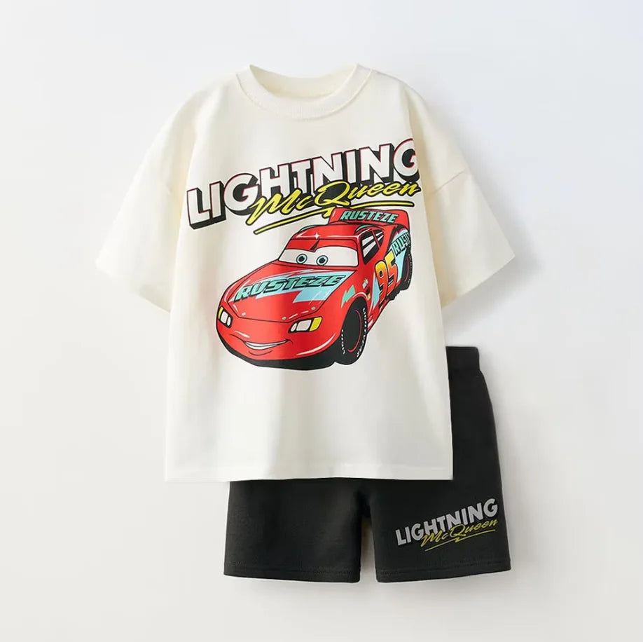 Kids Cotton T-Shirt and Shorts Set - Kidnor