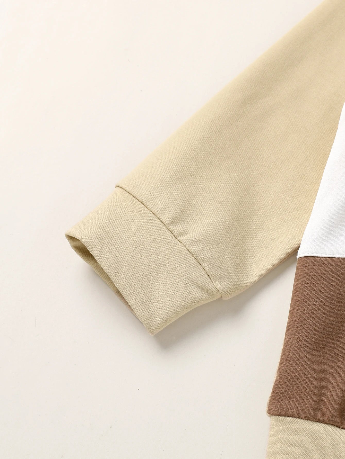 Color Block Sweatshirt and Pants Set - Kidnor