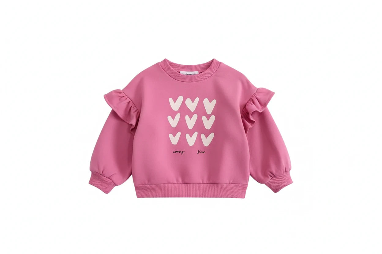 Girls Printed Long Sleeve T-Shirt - Kidnor