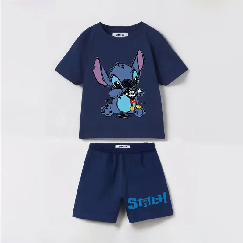 Kids Cotton T-Shirt and Shorts Set - Kidnor