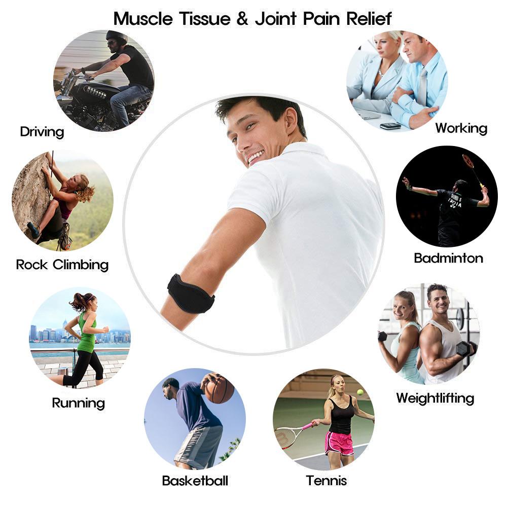 Adjustable Safety Nylon Elastic Elbow Brace Sleeve Elbow Pads