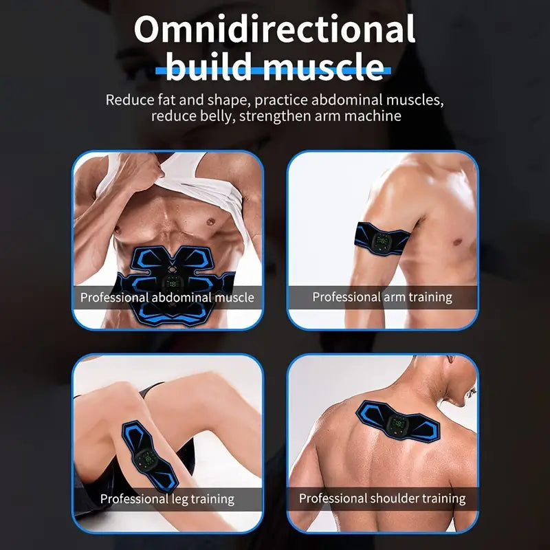 NNETM Abdominal Muscle Stimulator Trainer with 6 Modes and 19 Intensity Levels-2
