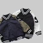 New Boys Handsome Baseball Uniform Coat Stand Collar Jacket - Kidnor