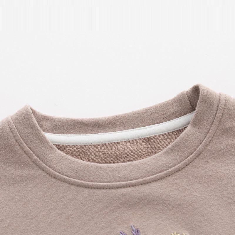 Baby Autumn Clothing Sweatshirt Bell Sleeve Loose - Kidnor