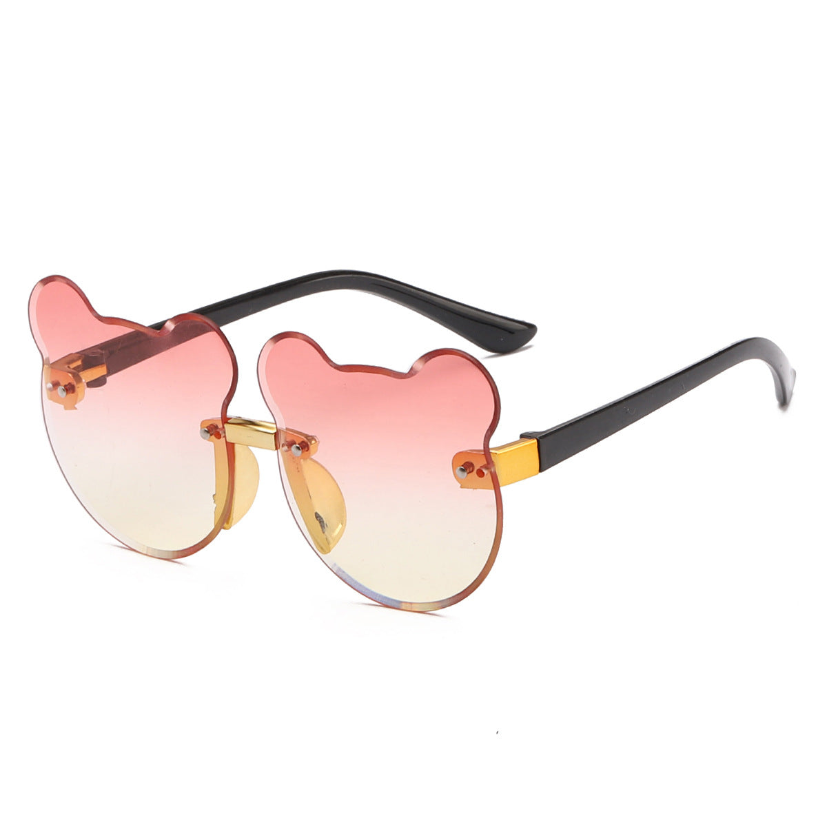 Cat Ear Kids Sunglasses Frameless Shape - Kidnor