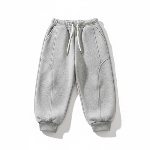 Boys' Casual Spring And Autumn Fleece Sports Pants - Kidnor