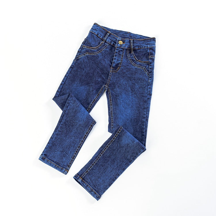 Boys' Flat Stretch Slim Long Jeans - Kidnor
