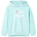 Children's light pink hoodie, size 104; Children's light pink hoodie, size 116; Children's light pink hoodie
