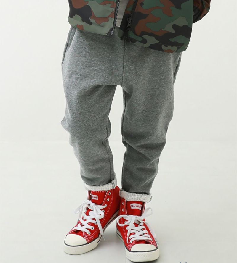 Cotton Solid Color Pants - Kidnor
