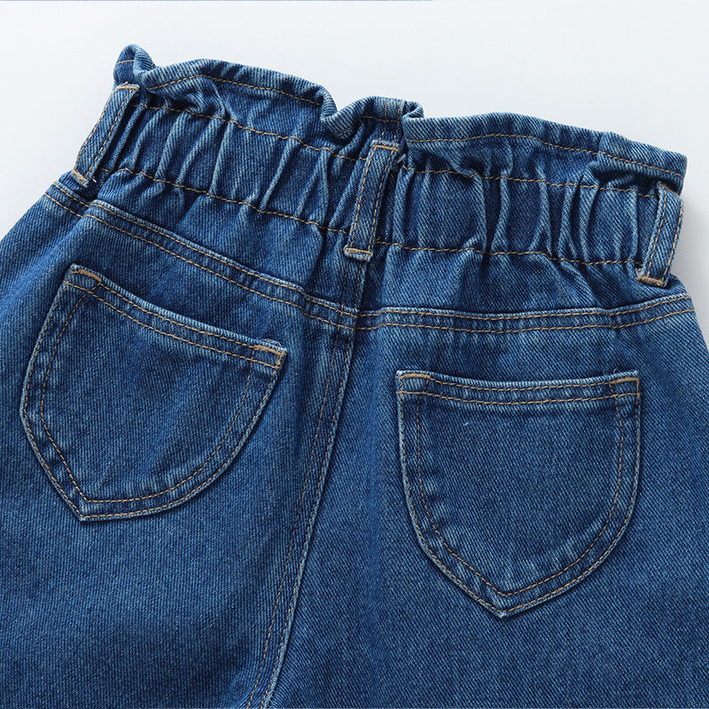 Fashionable Loose Cool Fashionable Girls' Jeans - Kidnor