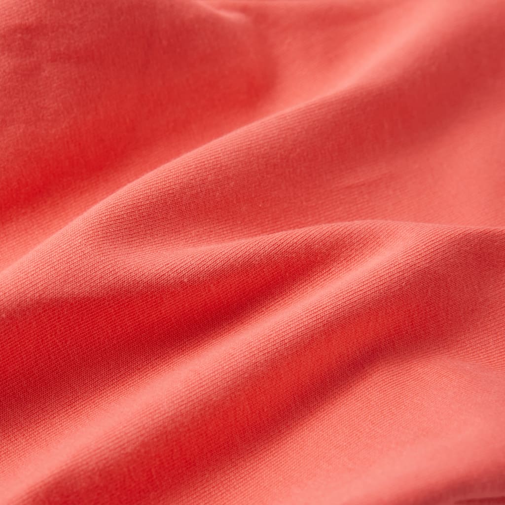 Children's wide-leg trousers, coral pink, size 116
