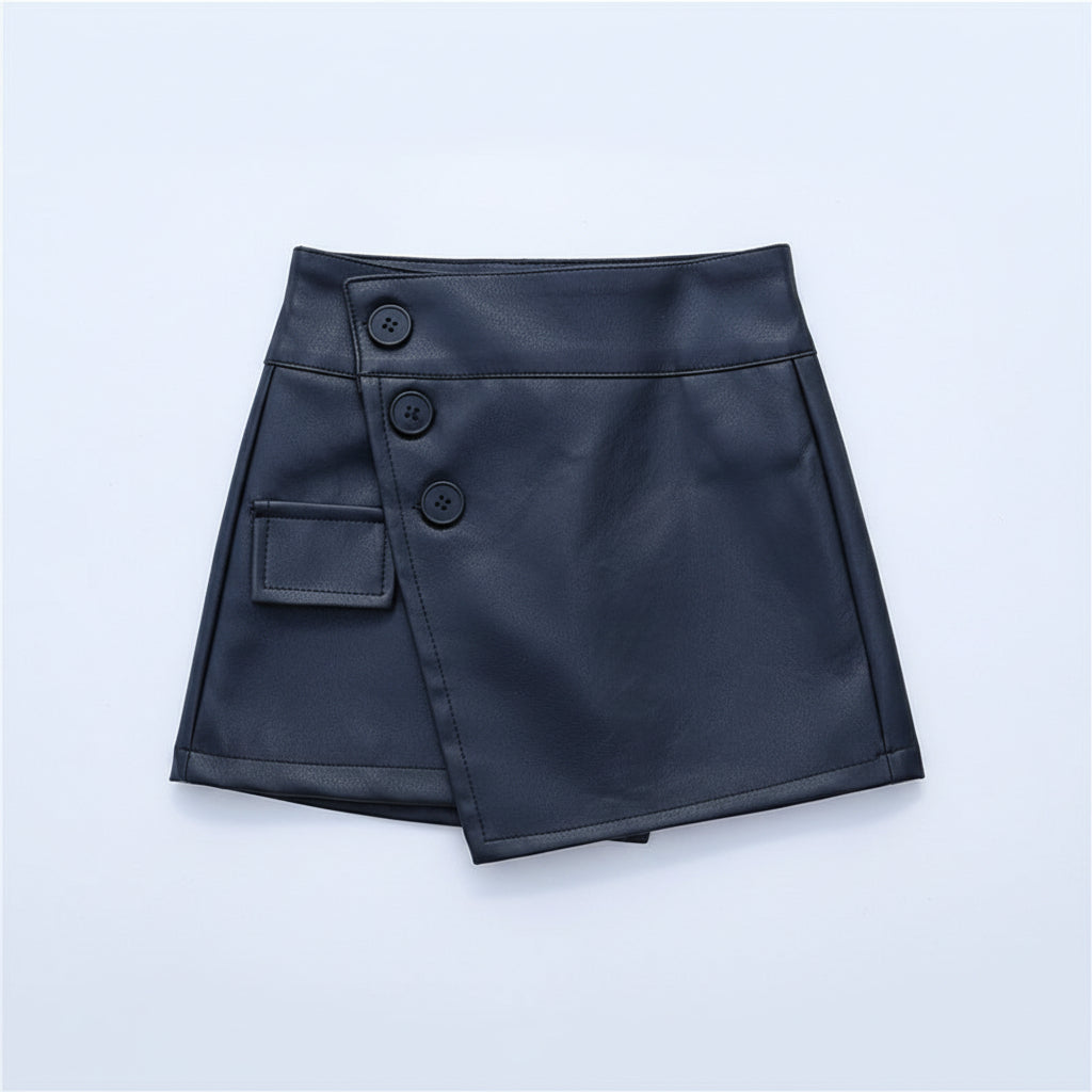 Girls' Skirt Suit, Long-sleeved Lace Shirt