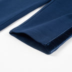 Children's trousers with black trim, navy blue, size 116