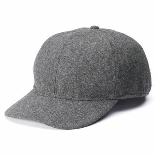 Grey hat Winter Baseball Cap