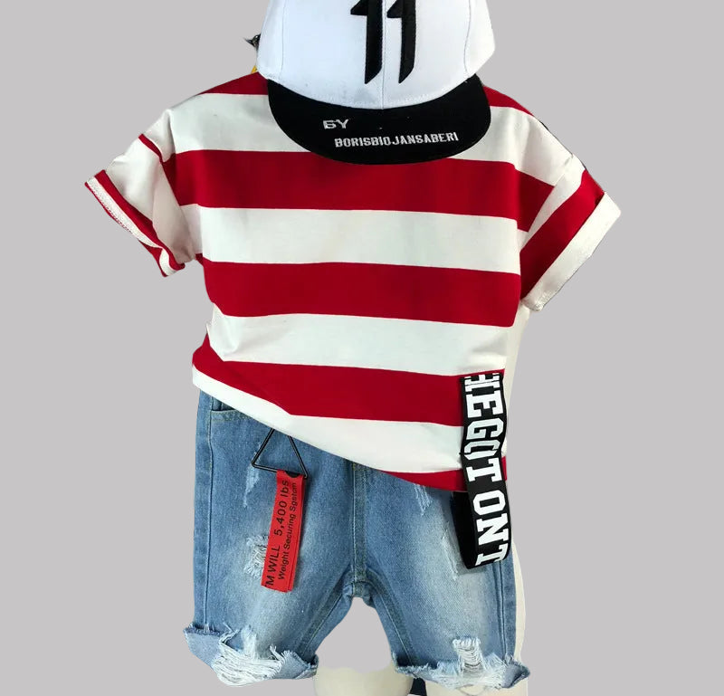 Children's Clothing Boys' Short Sleeve Suit