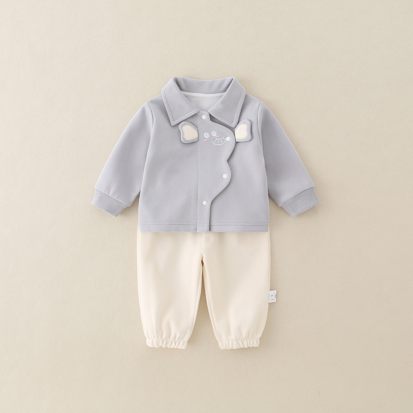 Baby Boy's Cotton Tops Casual Outerwear Spring Two-Piece Set