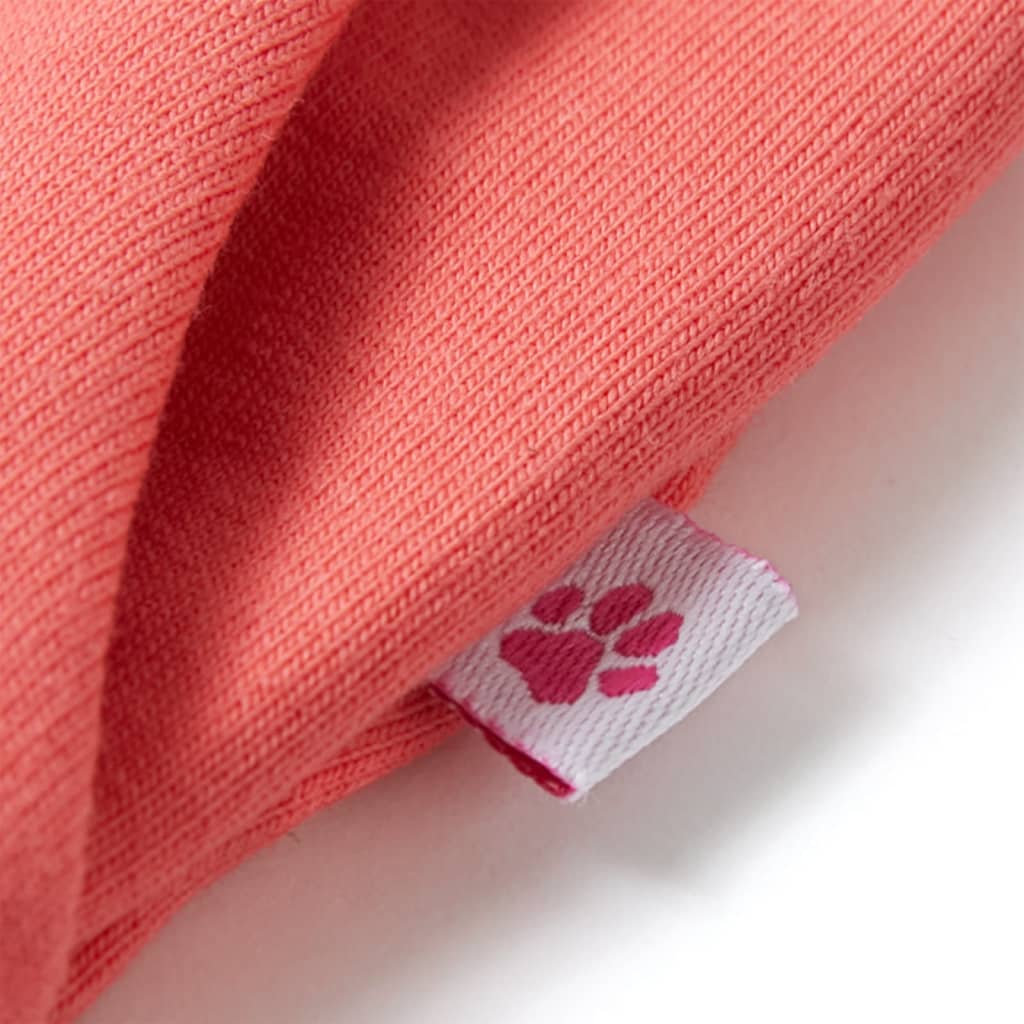Children's wide-leg trousers, coral pink, size 116